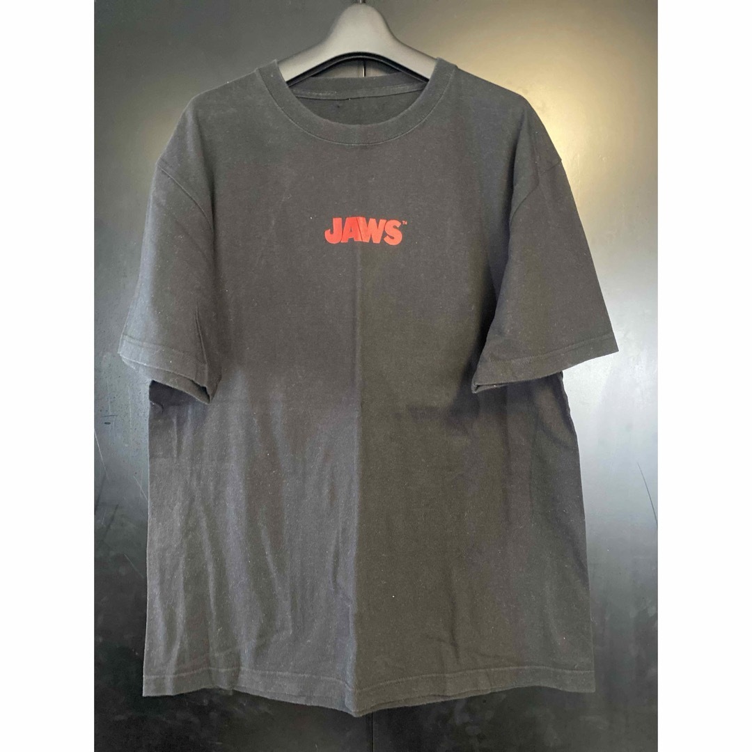 激レア 映画 JAWS Tシャツ ブラック ジョーズ メンズのトップス(Tシャツ/カットソー(半袖/袖なし))の商品写真