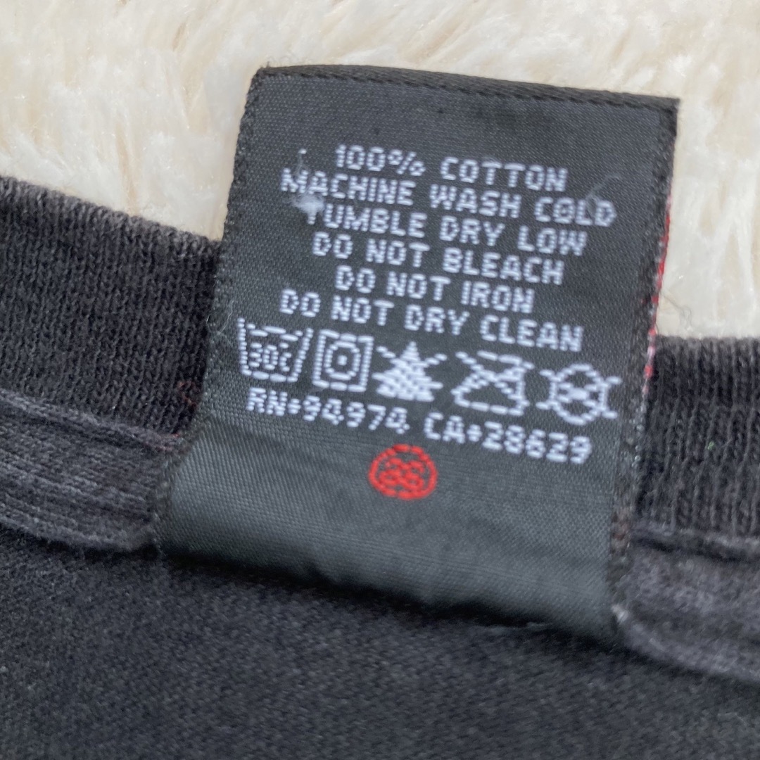 STUSSY(ステューシー)のステューシー×サベージ コラボTシャツ 半袖 メキシコ製 L ブラック×ホワイト メンズのトップス(Tシャツ/カットソー(半袖/袖なし))の商品写真