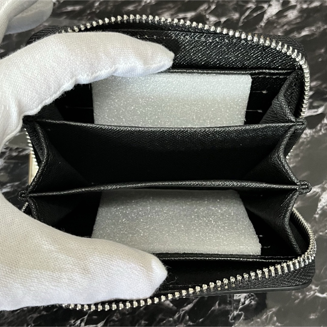 コインケース カードケース 財布 ミニ財布 小銭入れ ブラックミニ ウォレット メンズのファッション小物(コインケース/小銭入れ)の商品写真