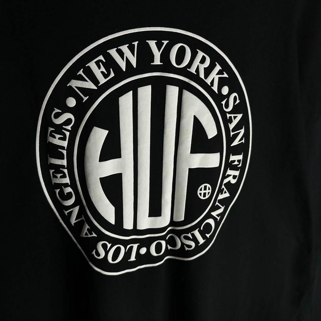 HUF(ハフ)の【XL神サイズ】ハフ　両面プリント ロンT ロングスリーブ メンズのトップス(Tシャツ/カットソー(七分/長袖))の商品写真