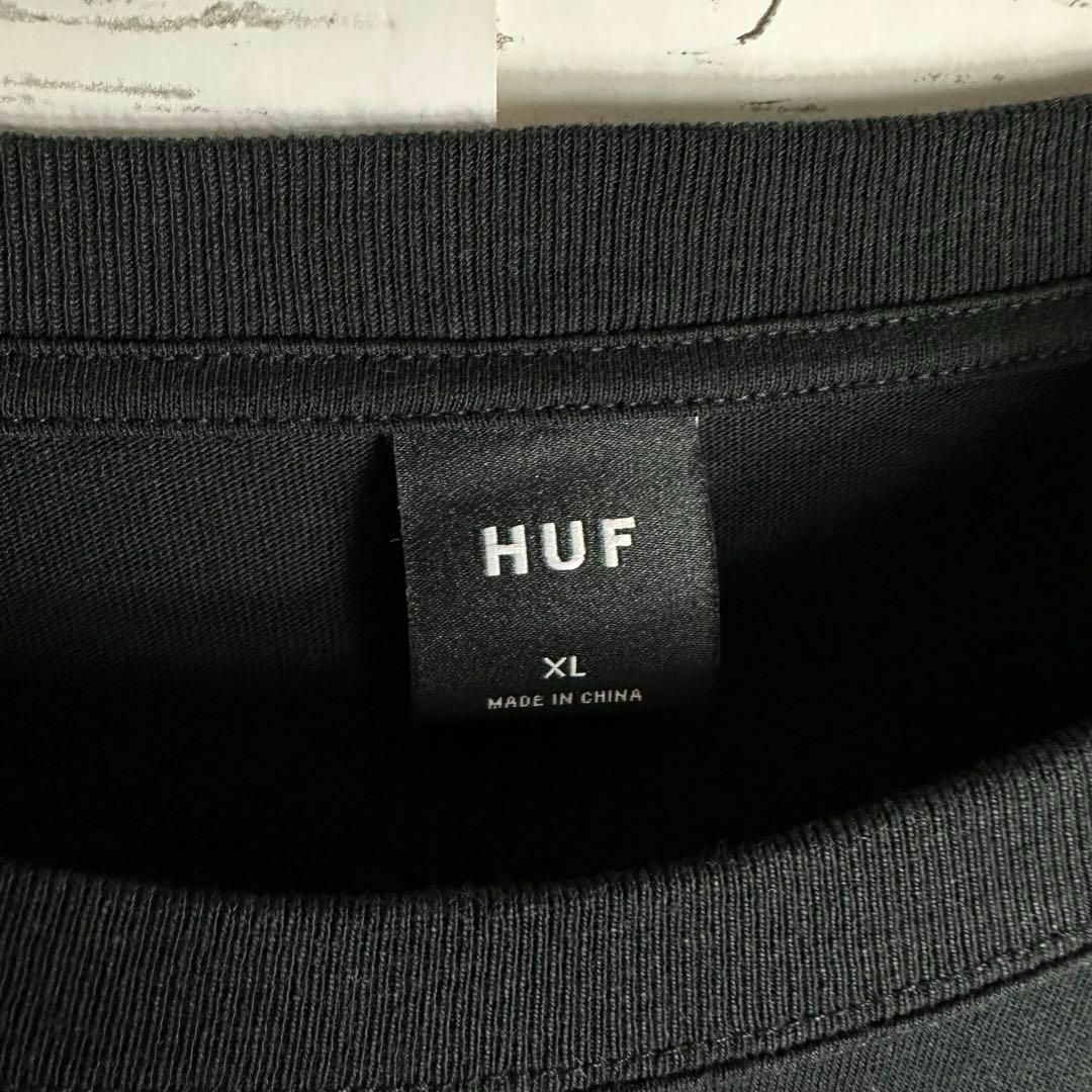 HUF(ハフ)の【XL神サイズ】ハフ　両面プリント ロンT ロングスリーブ メンズのトップス(Tシャツ/カットソー(七分/長袖))の商品写真