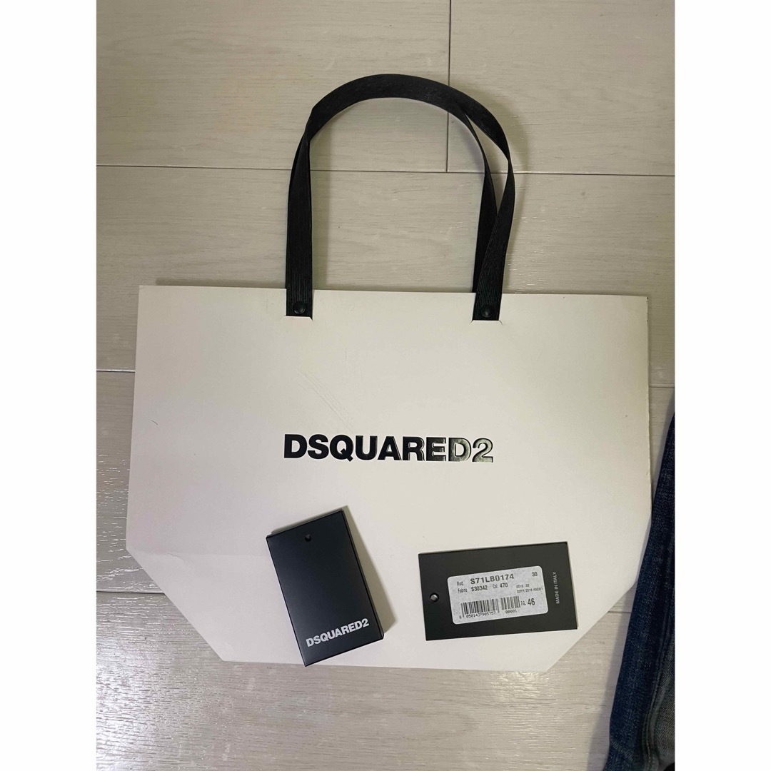 DSQUARED2(ディースクエアード)のdsquared2 ダメージスキニーデニム/46/インディゴ/S71LB0174 メンズのパンツ(デニム/ジーンズ)の商品写真