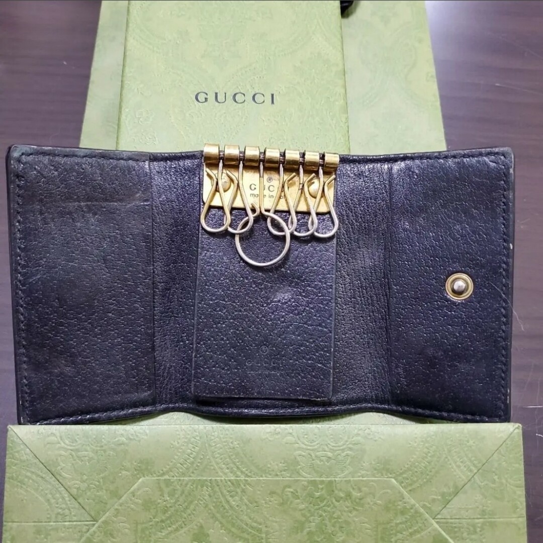 Gucci(グッチ)のGUCCI ビー 蜂 アニマリエ 6連 キーケース レディースのファッション小物(キーケース)の商品写真