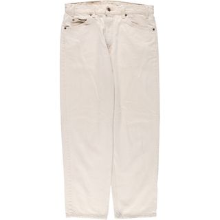 リーバイス(Levi's)の古着 90年代 リーバイス Levi's 550 RELAXED FIT ホワイトデニム テーパードデニムパンツ USA製 W34 ヴィンテージ /eaa447604(デニム/ジーンズ)