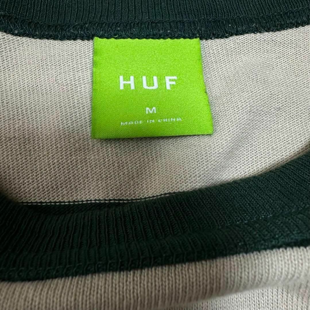 HUF(ハフ)の【レア】HUF ハフ  ストライプボーダー　コムドット メンズのトップス(Tシャツ/カットソー(七分/長袖))の商品写真