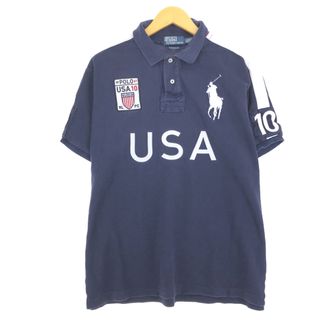 ラルフローレン(Ralph Lauren)の古着 ラルフローレン Ralph Lauren POLO by Ralph Lauren ビッグポニー 半袖 ポロシャツ メンズXXL /eaa447739(ポロシャツ)