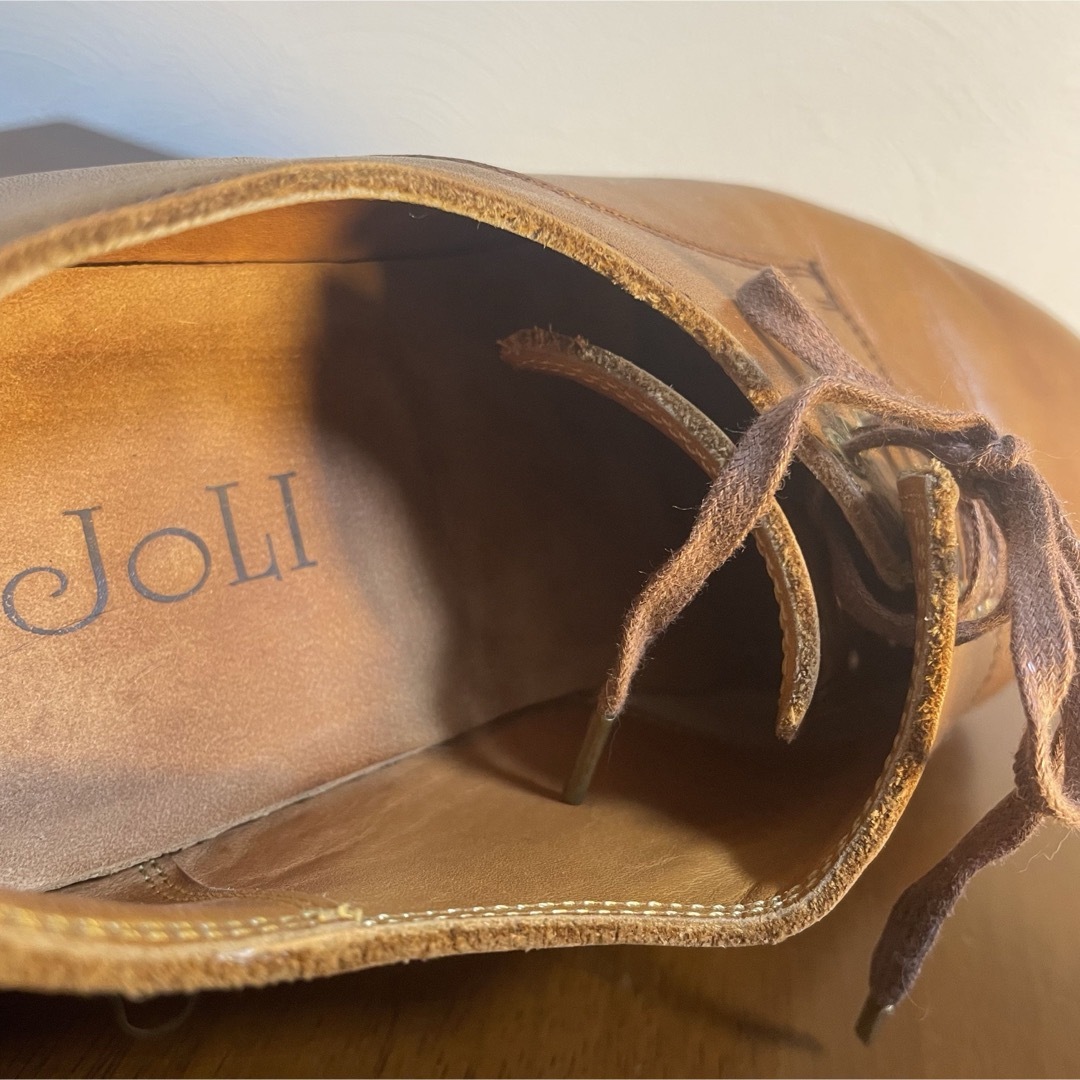 JOLI(ジョリ)の【訳あり】ジョリ JOLI 革靴 24.0㎝ ブラウン 本革 ラウンドトゥ レディースの靴/シューズ(ローファー/革靴)の商品写真