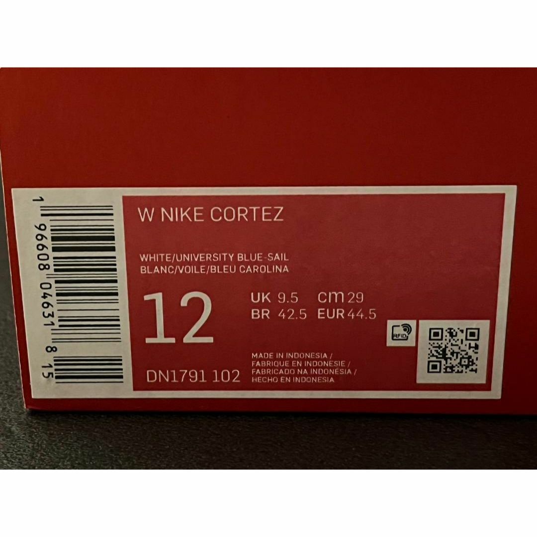 NIKE(ナイキ)の新品29cm Nike WMNS Cortez University Blue メンズの靴/シューズ(スニーカー)の商品写真
