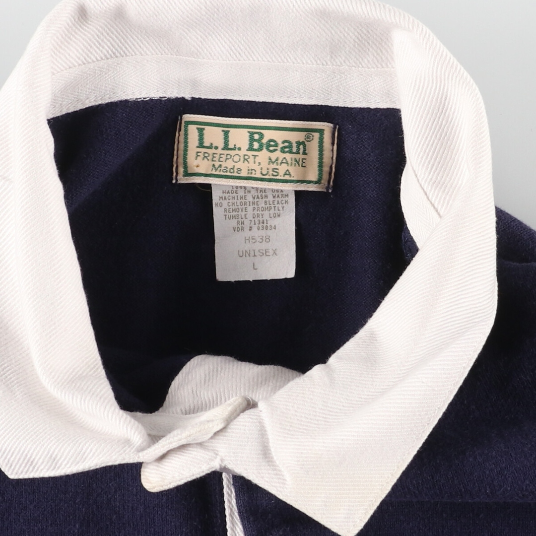 L.L.Bean(エルエルビーン)の古着 90年代 エルエルビーン L.L.Bean 長袖 ラガーシャツ USA製 メンズL ヴィンテージ /eaa444591 メンズのトップス(シャツ)の商品写真
