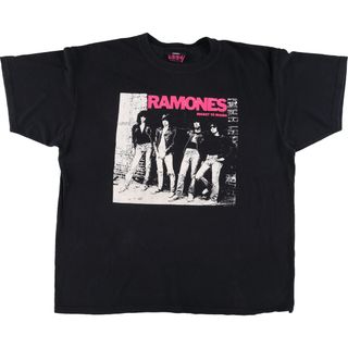 アンビル(Anvil)の古着 アンビル Anvil RAMONES ラモーンズ バンドTシャツ バンT メンズXL /eaa447470(Tシャツ/カットソー(半袖/袖なし))