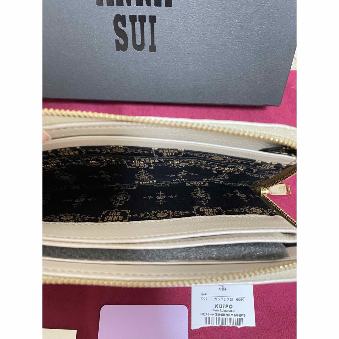 ANNA SUI(アナスイ)のANNA SUI アナスイ　長財布 L字ファスナー  マイミミ 牛革 やぎ革 レディースのファッション小物(財布)の商品写真