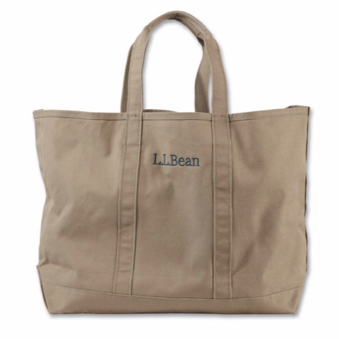 L.L.Bean(エルエルビーン)の【新品・タグ付き】L.L.Bean  グローサリー・トート  アーモンドベージュ レディースのバッグ(トートバッグ)の商品写真