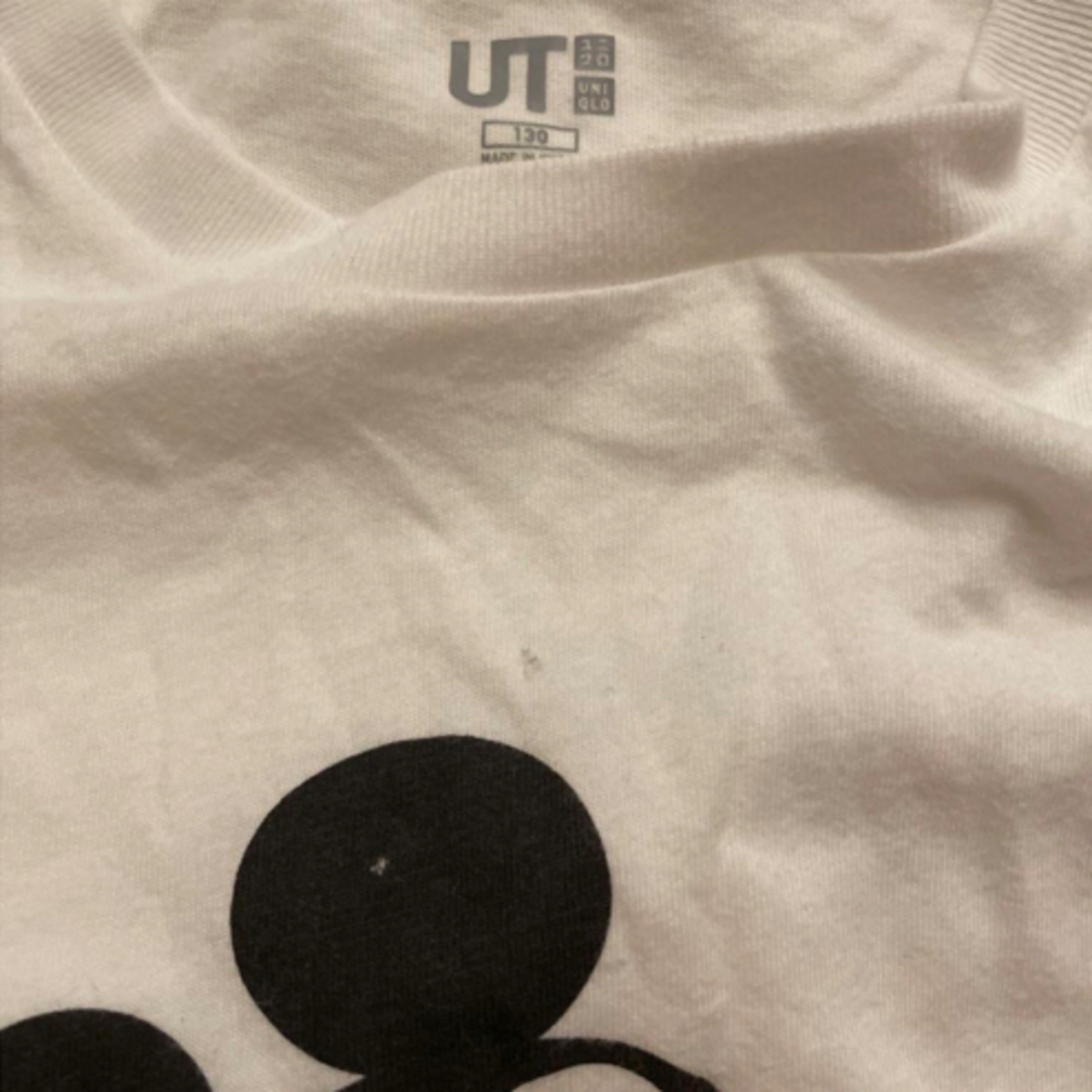 UNIQLO(ユニクロ)のUNIQLO×Disney ミッキーTシャツ　130㎝　140㎝ キッズ/ベビー/マタニティのキッズ服男の子用(90cm~)(Tシャツ/カットソー)の商品写真