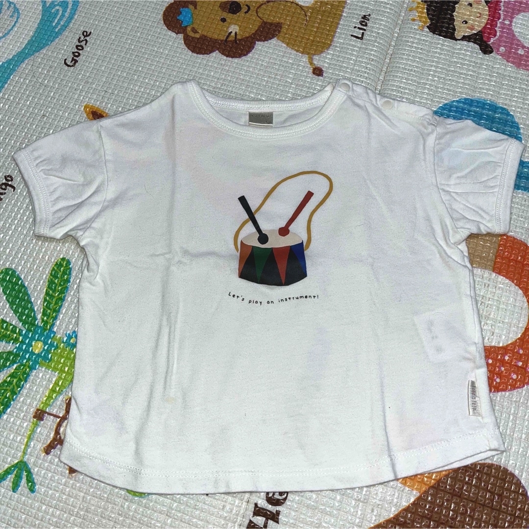 tete a tete(テータテート)のTシャツ　2枚セット　90cm キッズ/ベビー/マタニティのキッズ服女の子用(90cm~)(Tシャツ/カットソー)の商品写真