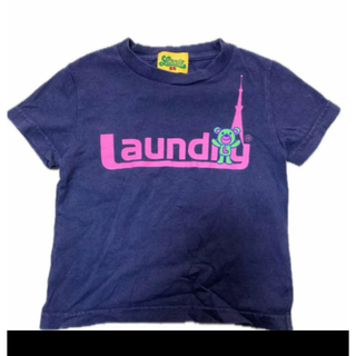 LAUNDRY - ランドリー　スカイツリーTシャツ　100サイズ　ネイビー