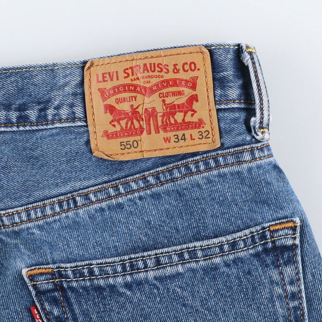 Levi's(リーバイス)の古着 リーバイス Levi's 550-4886 テーパードデニムパンツ メンズW34 /eaa447607 メンズのパンツ(デニム/ジーンズ)の商品写真