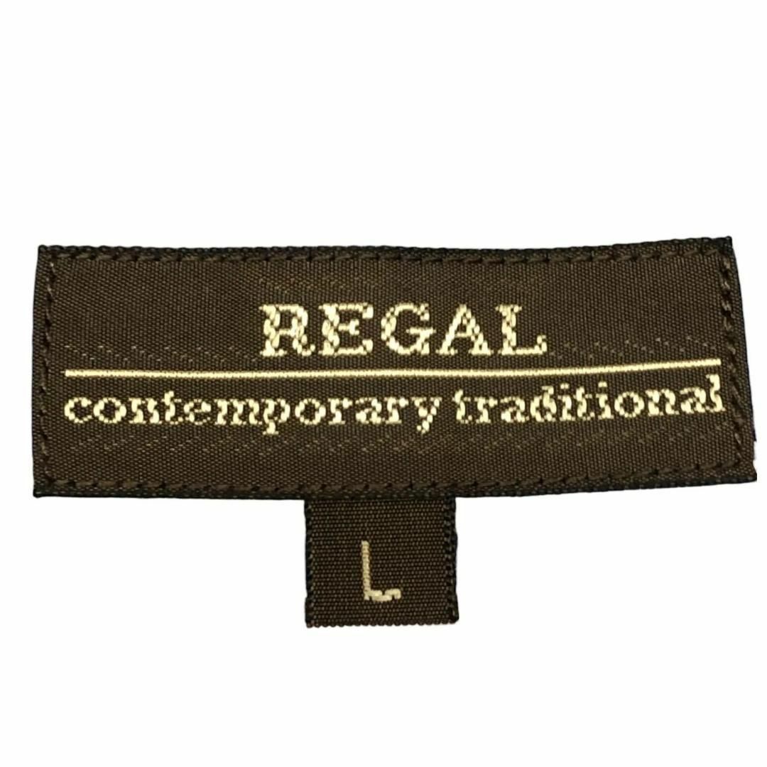 REGAL(リーガル)の訳あり REGAL リーガル メンズ トップス シャツ ブルー ストライプ L メンズのトップス(シャツ)の商品写真