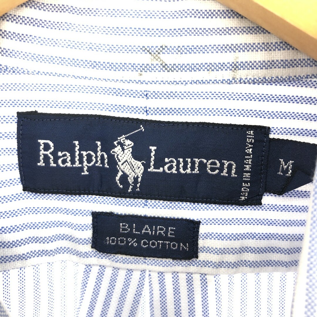 Ralph Lauren(ラルフローレン)の古着 ラルフローレン Ralph Lauren 半袖 ボタンダウン ストライプシャツ メンズXL /eaa448655 メンズのトップス(シャツ)の商品写真