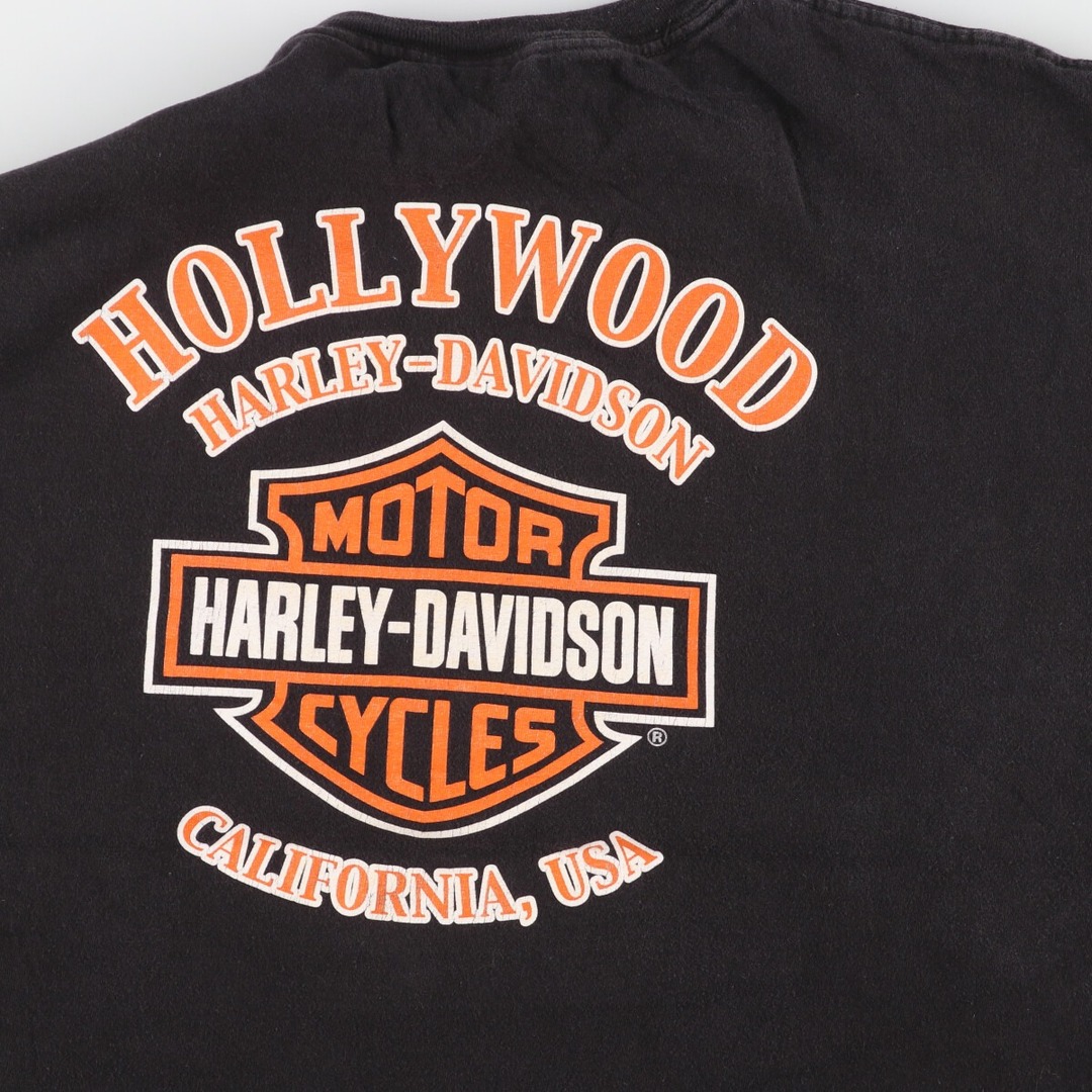 Harley Davidson(ハーレーダビッドソン)の古着 00年代 ハーレーダビッドソン Harley-Davidson モーターサイクル バイクTシャツ メンズL /eaa448911 メンズのトップス(Tシャツ/カットソー(半袖/袖なし))の商品写真