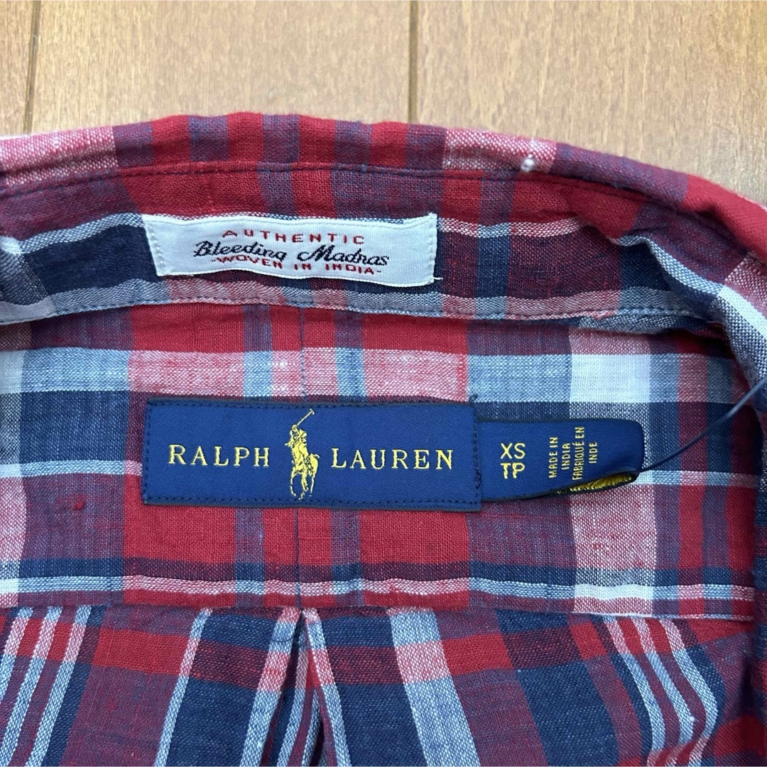 Ralph Lauren(ラルフローレン)の新品 90s POLO Ralph Lauren  半袖BDシャツ チェック メンズのトップス(シャツ)の商品写真