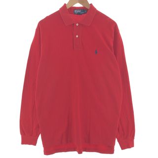 ラルフローレン(Ralph Lauren)の古着 ラルフローレン Ralph Lauren POLO by Ralph Lauren 長袖 ポロシャツ メンズL /eaa390228(ポロシャツ)