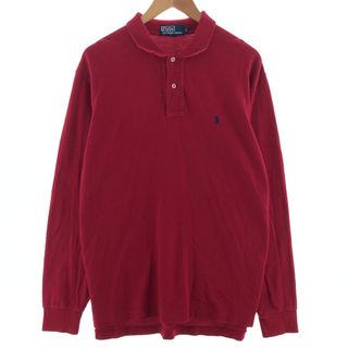 ラルフローレン(Ralph Lauren)の古着 ラルフローレン Ralph Lauren POLO by Ralph Lauren 長袖 ポロシャツ メンズL /eaa390234(ポロシャツ)