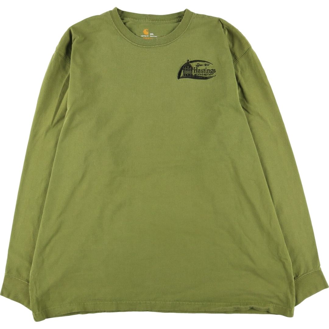 carhartt(カーハート)の古着 カーハート Carhartt ORIGINAL FIT ロングTシャツ ロンT メンズXXL /eaa442069 メンズのトップス(Tシャツ/カットソー(半袖/袖なし))の商品写真