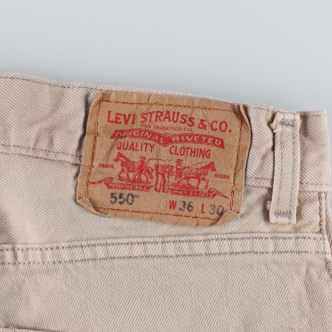 Levi's(リーバイス)の古着 リーバイス Levi's 550 RELAXED FIT テーパードデニムパンツ メンズW36 /eaa447606 メンズのパンツ(デニム/ジーンズ)の商品写真