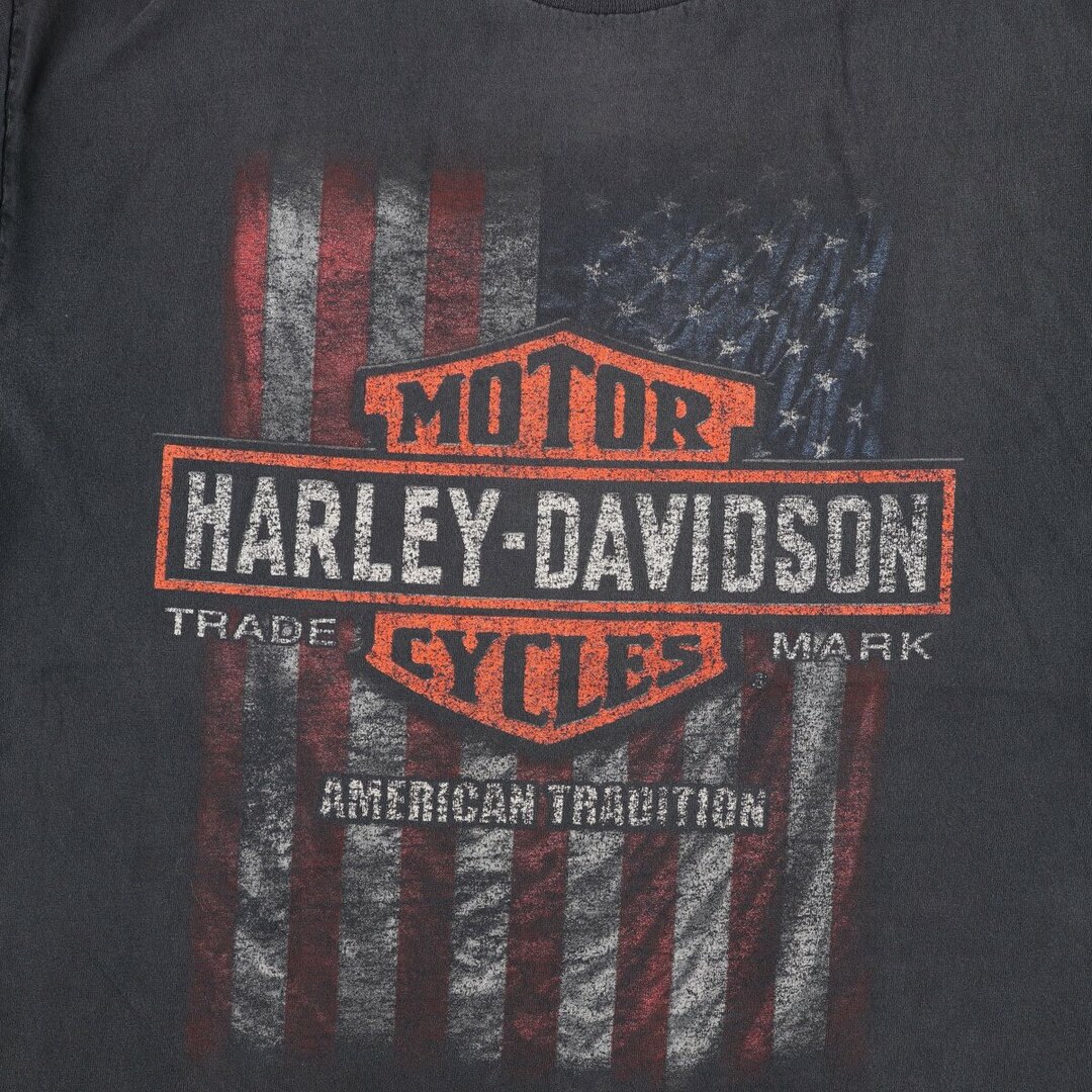 Harley Davidson(ハーレーダビッドソン)の古着 ハーレーダビッドソン Harley-Davidson モーターサイクル バイクTシャツ USA製 メンズL /eaa448399 メンズのトップス(Tシャツ/カットソー(半袖/袖なし))の商品写真