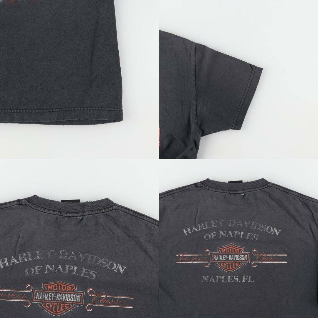 Harley Davidson(ハーレーダビッドソン)の古着 ハーレーダビッドソン Harley-Davidson モーターサイクル バイクTシャツ USA製 メンズL /eaa448399 メンズのトップス(Tシャツ/カットソー(半袖/袖なし))の商品写真