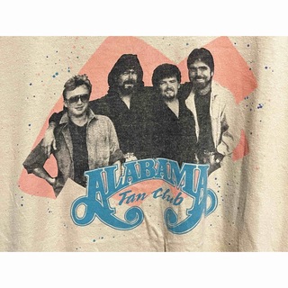 VINTAGE - USA製 80'sビンテージ ALABAMA fanclubバンドTシャツ