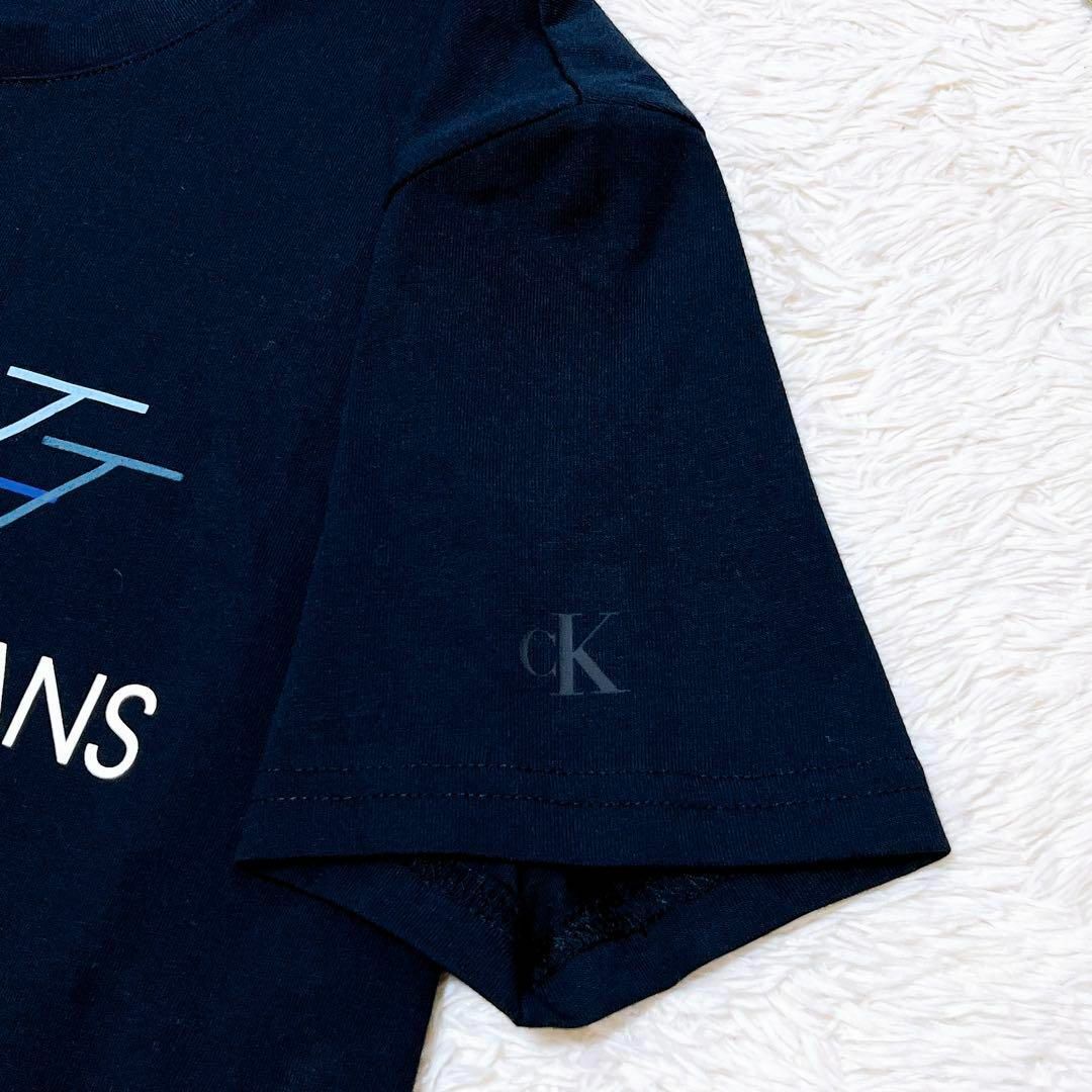 Calvin Klein(カルバンクライン)の極美品✨Calvin Klein　ロゴプリントTシャツ　半袖　ブラック　M メンズのトップス(Tシャツ/カットソー(半袖/袖なし))の商品写真