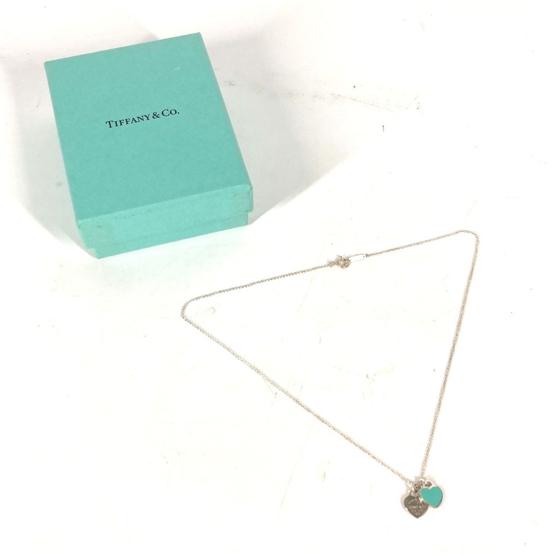 Tiffany & Co.(ティファニー)のティファニー TIFFANY&Co. ダブルハートタグ アクセサリー チェーン ネックレス SV925 ティファニーブルー レディースのアクセサリー(ネックレス)の商品写真