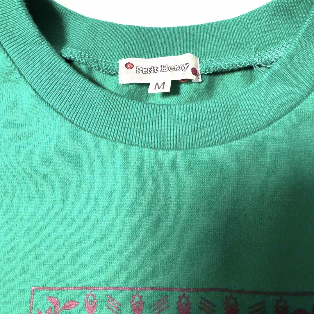 ASIAN STYLE アジアンテイスト 像さん ロゴプリント グリーン M レディースのトップス(Tシャツ(半袖/袖なし))の商品写真