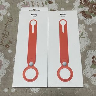 Apple - 新品 Apple純正 AirTag Loop エレクトリックオレンジ