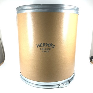 エルメス(Hermes)のエルメス HERMES サドルボックス BOX インテリア 特大 小物入れ ペーパー ベージュ(小物入れ)
