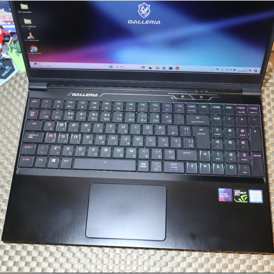 THIRDWAVE GROUP(サードウェーブ)のWin11ゲーミングCorei5＆GTX1050/メ16G/SSD＆HDD/無線 スマホ/家電/カメラのPC/タブレット(ノートPC)の商品写真