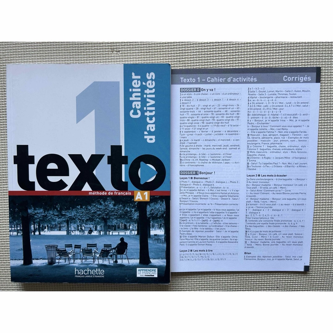 フランス語  texto A1 / Chaire d’activité   ２冊 エンタメ/ホビーの本(語学/参考書)の商品写真