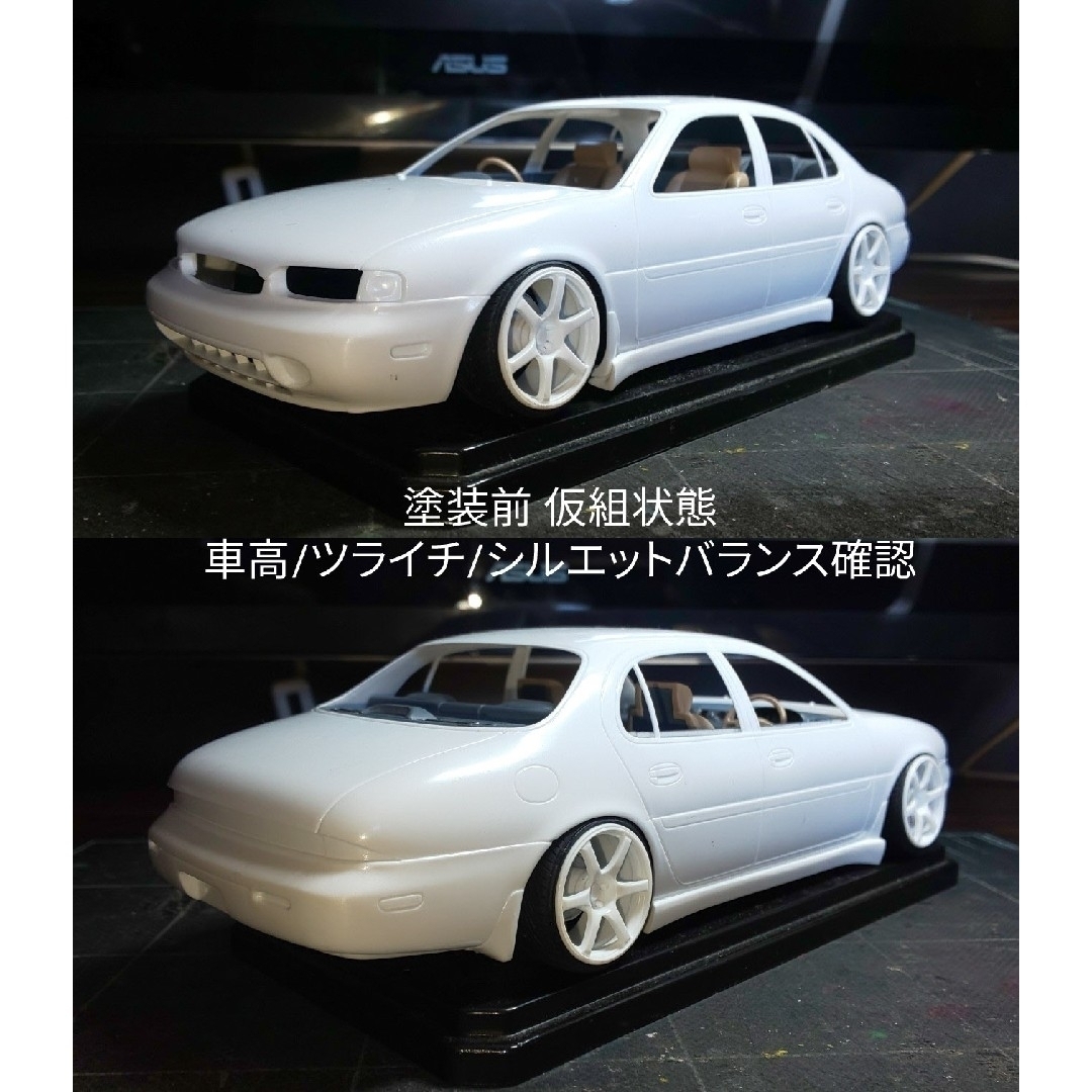 アオシマ 日産レパード J･フェリー カスタム 完成品 エンタメ/ホビーのおもちゃ/ぬいぐるみ(模型/プラモデル)の商品写真