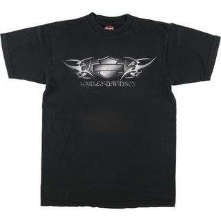 ハーレーダビッドソン(Harley Davidson)の古着 00年代 ハーレーダビッドソン Harley-Davidson モーターサイクル バイクTシャツ USA製 メンズM /eaa448618(Tシャツ/カットソー(半袖/袖なし))