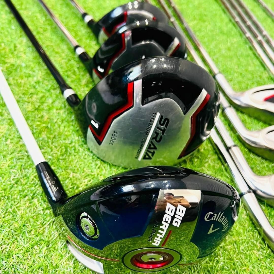 Callaway(キャロウェイ)のキャロウェイ　パーリーゲイツ　メンズゴルフセット　クラブ　初心者　ストラータ スポーツ/アウトドアのゴルフ(クラブ)の商品写真