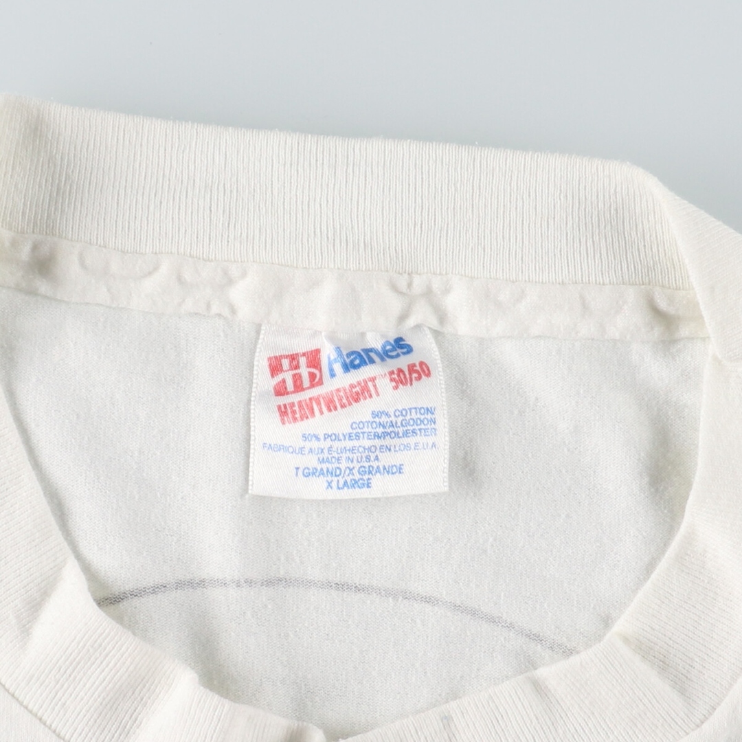 Hanes(ヘインズ)の古着 90年代 ヘインズ Hanes プリントTシャツ USA製 メンズXL ヴィンテージ /eaa442179 メンズのトップス(Tシャツ/カットソー(半袖/袖なし))の商品写真