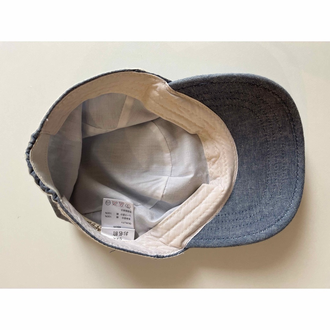 キャップ　帽子　デニム　48cm キッズ/ベビー/マタニティのこども用ファッション小物(帽子)の商品写真
