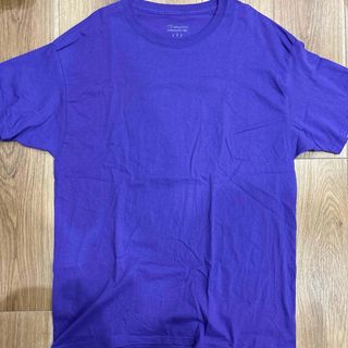 チャンピオン(Champion)のチャンピオン　Tシャツ　パープル　Lサイズ(Tシャツ(半袖/袖なし))