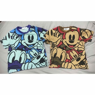 ディズニー(Disney)のディズニー 半袖Ｔシャツ 90㎝ ２枚セット(Tシャツ/カットソー)