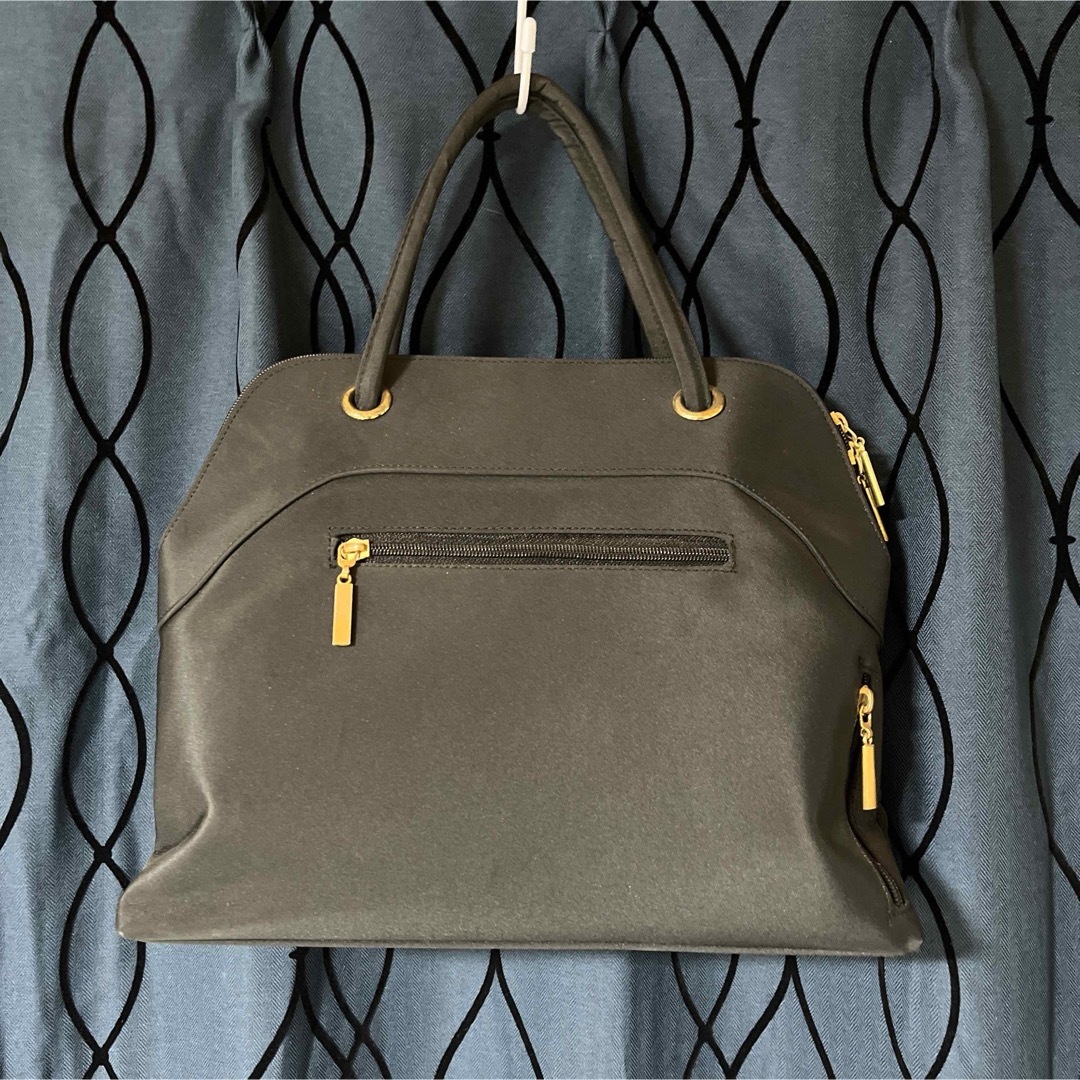 美品 LAPIS LAZURI ハンドバッグ ブラック レディースのバッグ(ハンドバッグ)の商品写真