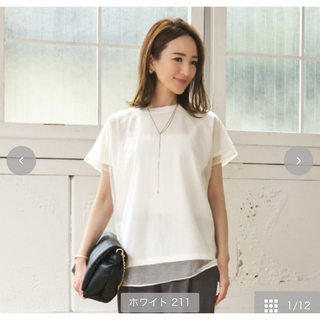 しまむら 星玲奈×mako プルオーバー Tシャツ セット ホワイト LL(Tシャツ(半袖/袖なし))
