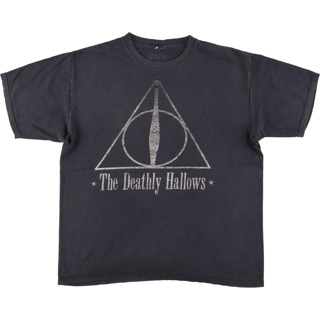 古着 HARRY POTTER ハリーポッター  死の秘宝 映画 ムービーTシャツ メンズL /eaa443994 メンズのトップス(Tシャツ/カットソー(半袖/袖なし))の商品写真