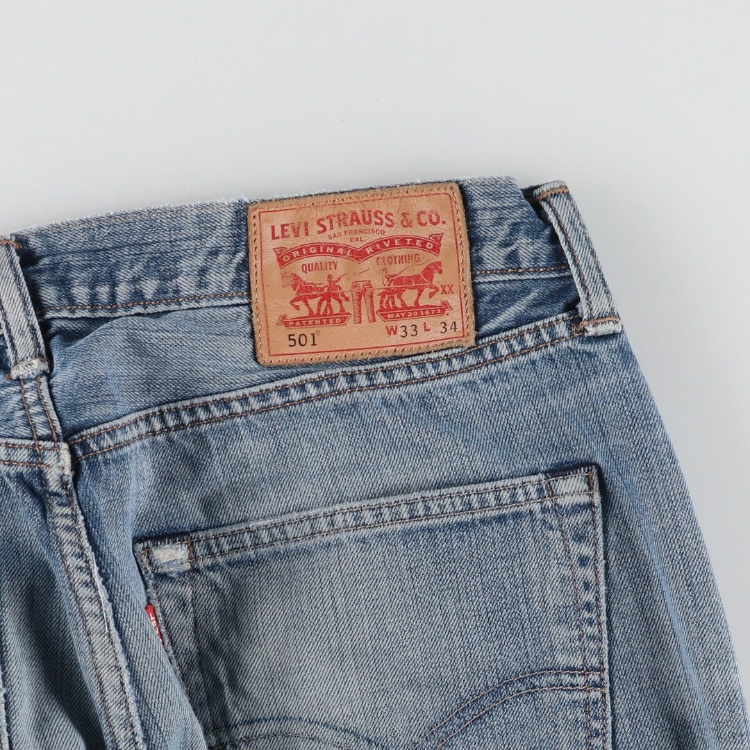 Levi's(リーバイス)の古着 リーバイス Levi's リーバイス501 ユーロモデル ストレートデニムパンツ メンズw33 /eaa444983 メンズのパンツ(デニム/ジーンズ)の商品写真