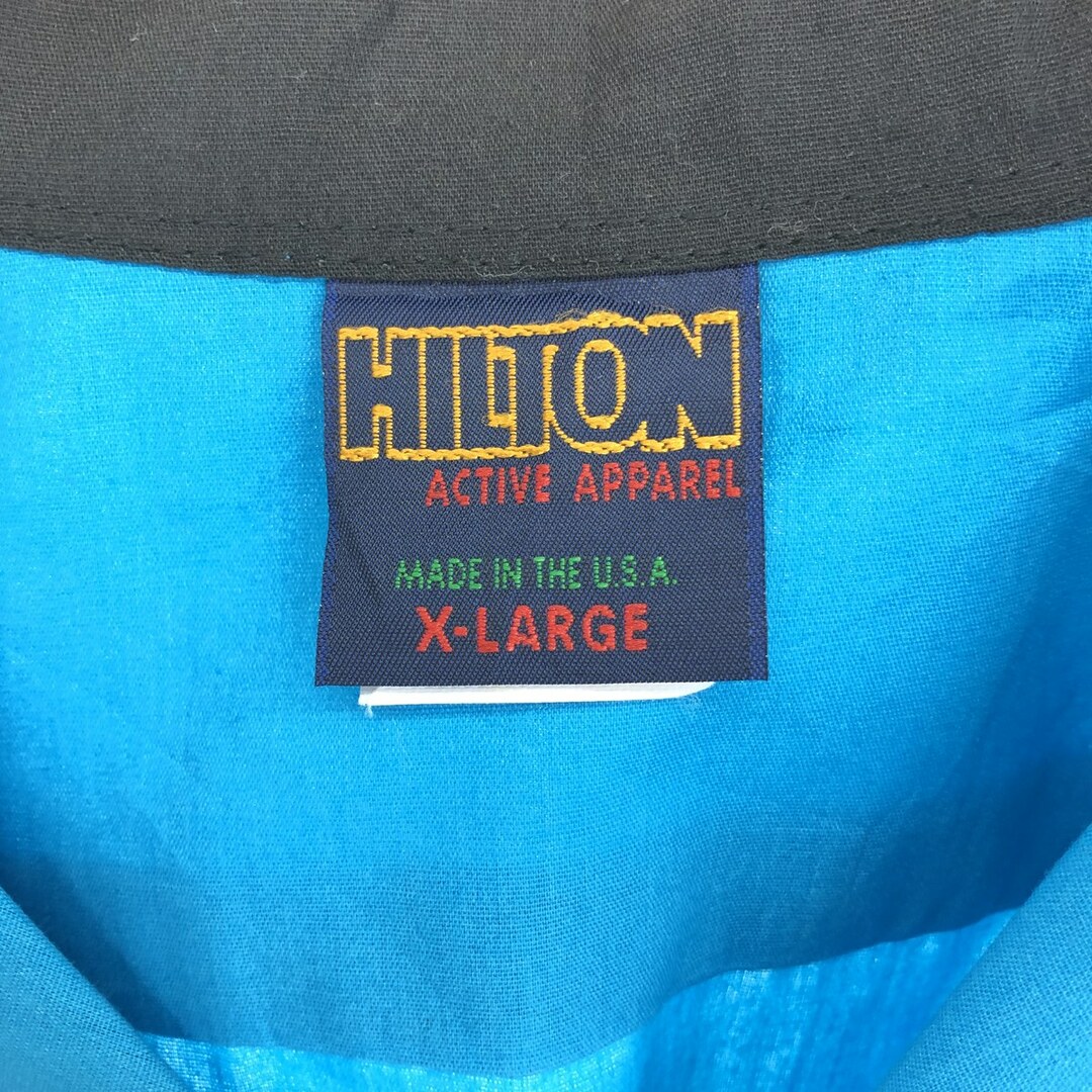 古着 80年代 ヒルトン HILTON バックプリント オープンカラー ボウリングシャツ USA製 メンズXL ヴィンテージ /eaa447551 メンズのトップス(シャツ)の商品写真